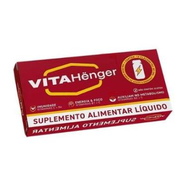 Imagem de VitaHenger Suplemento Vitamínico Com 16 Flaconetes 5 Ml cada-Unissex