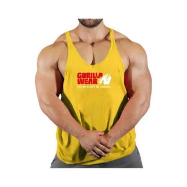 Imagem de Camiseta Regata Masculina De Secagem Rápida Para Academia, Colete De T