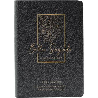 Imagem de Bíblia Sagrada Letra Grande - Edição com Letras Vermelhas e Harpa Cris
