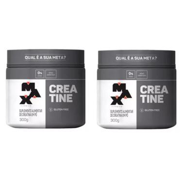 Imagem de Kit 2x Creatina Monohidratada 300g - Max Titanium-Unissex