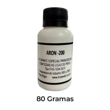 Imagem de Fluxo Solda Prata 80g Aron 200