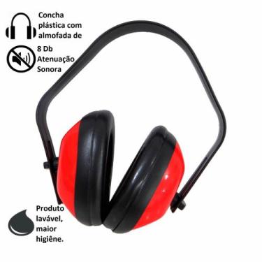 Imagem de Abafador De Ruídos 8db Tipo Concha E Regulagem De Tamanho Estudar Auti