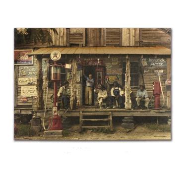 Imagem de Pôster Vintage Roadside Store Retro Kraft Paper 51,5x36cm