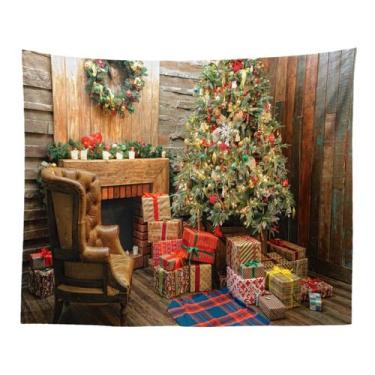 Imagem de Microtecido de parede de tapeçaria para árvore de Natal 150x100cm - yi