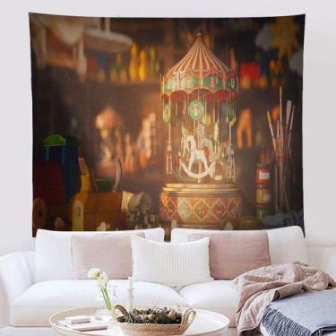 Imagem de Microtecido de parede Tapeçaria Feliz Natal 200x150cm - yiweisai