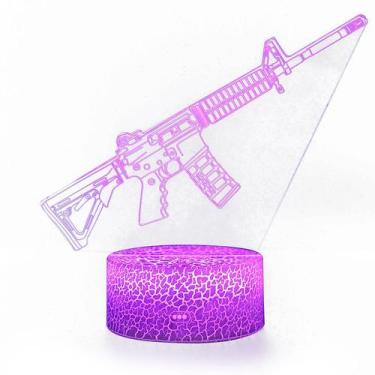 Imagem de Luz noturna LED 3D AK-47 ataca rifles que mudam de cor - yiweisai