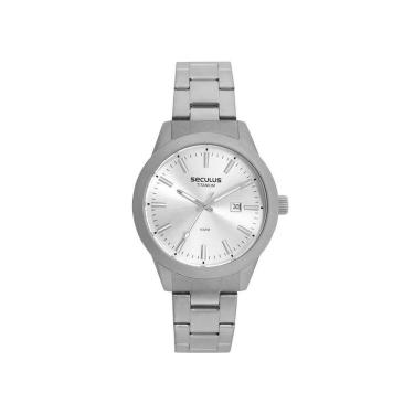 Imagem de Relógio Seculus Masculino Titanio Calendario 44171gosvnt2-Masculino