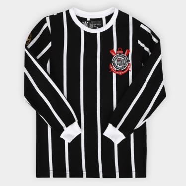 Imagem de Camiseta Manga Longa Infantil Corinthians Coimbra-Unissex