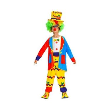 Imagem de Fantasia De Palhaço Para Crianças, Macacão Para Carnaval, Circo E Fest
