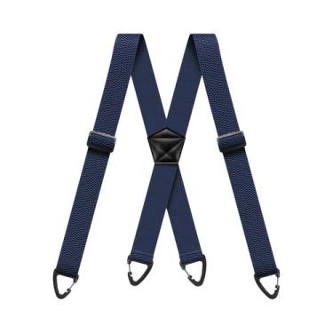 Imagem de Suspensórios Masculinos Reforçados Ajustáveis Elásticos De 4,06 Cm De 