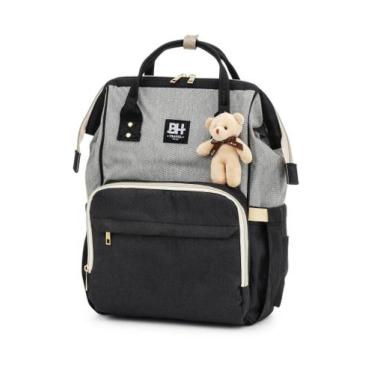 Imagem de Bolsa Mochila Maternidade Trabalho Viagem e Casual Versátil com Compar