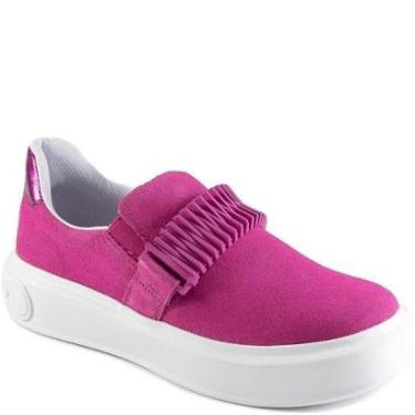 Imagem de Tênis Slip On Feminino Flatform Em Couro Bottero 339905-Feminino