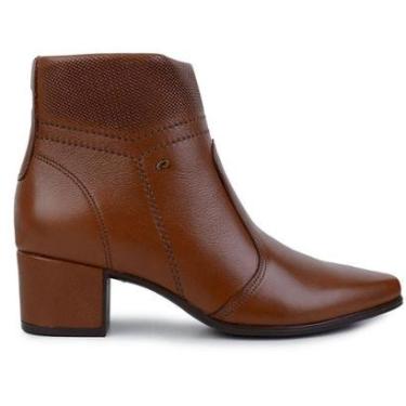 Imagem de Bota Feminina Pegada Couro Nature Marrom Pinhão - 280906-02-Feminino