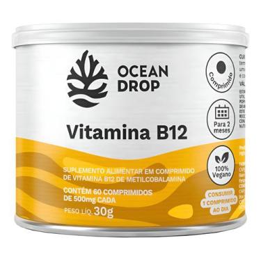 Imagem de Vitamina B12 Ocean Drop Comprimidos Suplemento Vitamina B12