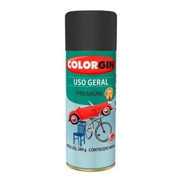 Imagem de Spray Uso Geral Fosco Preto Fosco (54001) - Colorgin
