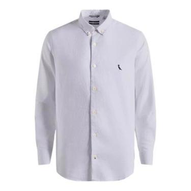 Imagem de Camisa Social Reserva Sport Oxford Masculino Branca-Masculino