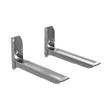 Imagem de Suporte de Parede Para Fornos e Micro-ondas em Aço Carbono, Comprimento Ajustável, Design Slim e Instalação Prática, Cinza, MW05SL, ELG