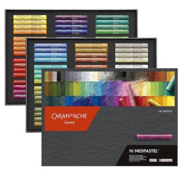Imagem de Giz Pastel Oleoso Caran D'Ache Neopastel com 96 Cores - CARAN DACHE