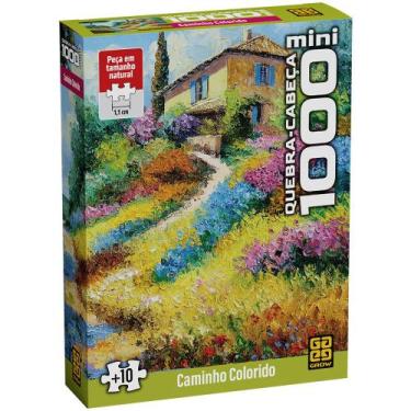 Imagem de Mini Quebra-cabeça 1000 peças Caminho Colorido - Grow