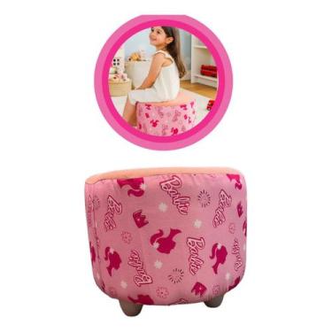 Imagem de Puff Rosa Infantil Estofado Personagem- Presente- Natal - Morgana