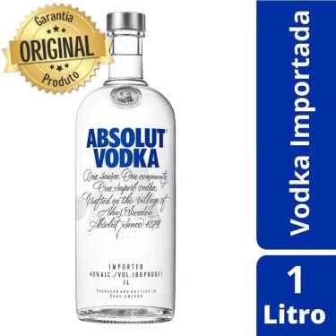 Imagem de Vodka Importada Absolut Original 1 Litro