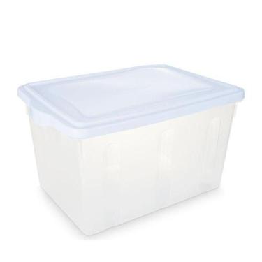 Imagem de Caixa Plastica Organizadora Transparente Grande 38 Litros - Plasvale T