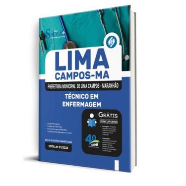 Imagem de Apostila Prefeitura de Lima Campos-MA - Técnico em Enfermagem - Editor