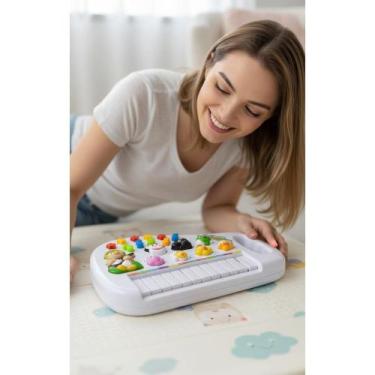 Imagem de Piano Fazenda 8 Teclas: Sons Animais Educativo Infantil - Congratulati