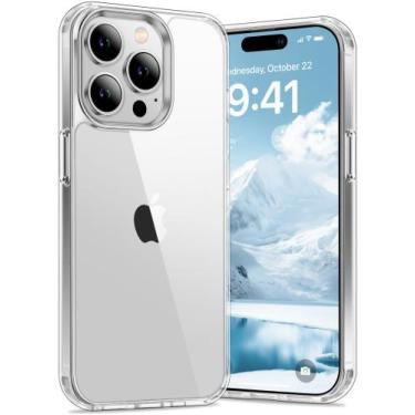 Imagem de Capa Vakoo para iPhone 15 Pro 6,1 polegadas Anti-Amarelamento
