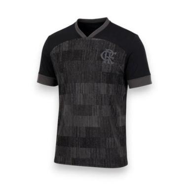 Imagem de Camisa Flamengo Mask Preta Oficial Torcedor Masculina - - Braziline, P