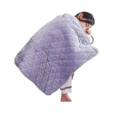 Imagem de Cobertor Elétrico Multifuncional USB Aquecido Lavável Com 3 Configuraç