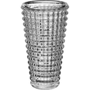 Imagem de VASO DECORATIVO ENFEITE DECORAÇÃO CASA PLANTA REDONDO ECO CRYSTAL 18x10x10cm TRANSPARENTE