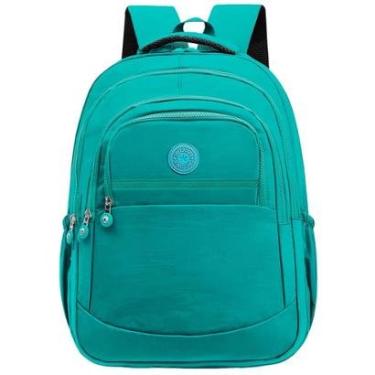 Imagem de Mochila Escolar Bolsa Grande Feminina Com Espaço Para Notebook Dia a Dia Trabalho Facul...