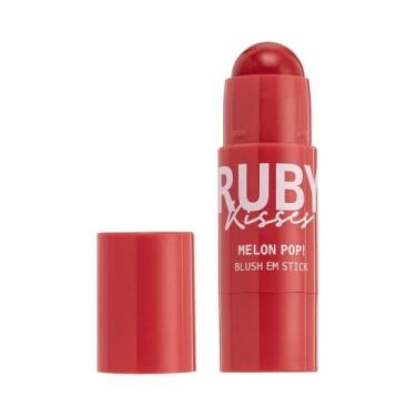 Imagem de Blush em Stick Ruby Kisses Melon Pop! Peach Pop