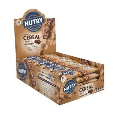 Imagem de Barra De Cereal Nutry Caixa C/24 Unid, Bolo de Chocolate