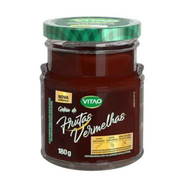 Imagem de Geleia Zero Açúcar, Vegana, Sem Glúten Vitao Frutas Vermelhas 180g