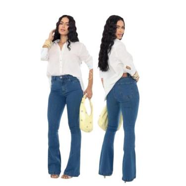 Imagem de CALÇA JEANS FLARE FÚRIA 1777 Tamanho:40Cor:Azul - FURIA JEANS, 40, Azu