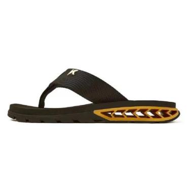 Imagem de Chinelo Kenner Rakka DBU-02 - Preto/Dourado, 40, Preto, Dourado, Mascu