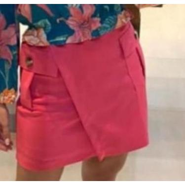 Imagem de Saia Transpasse Cor Rosa G - Cool Hit
