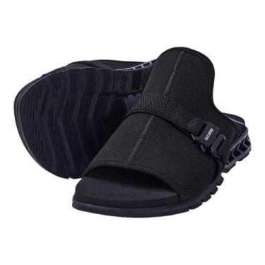 Imagem de Chinelo Kenner Rakka Slide Fiv Black Panther Masculino Preto, Preto, 4