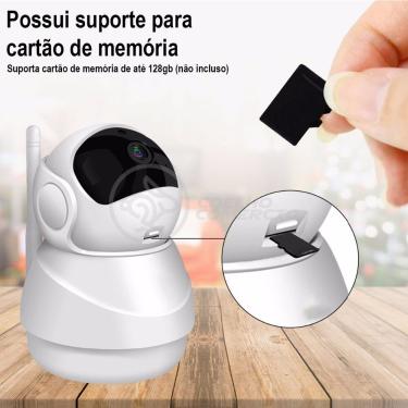 Imagem de Câmera Ip C360 De Segurança Wifi Robô Hd 1080P - 8166Xp