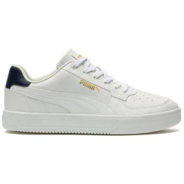 Imagem de Tênis Puma Caven 2.0 BDP Masculino, Branco, Azul escuro, 40