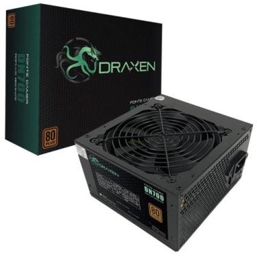 Imagem de Fonte ATX Gamer 700W 80 Plus Bronze PFC Ativo DN700 BRONZE  - Draxen