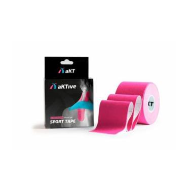 Imagem de Kinesio Tape Aktive Sport Bandagem Elástica Adesiva, Rosa