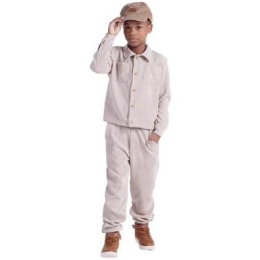 Imagem de Jaqueta infantil masculina veludo cotele com bolsos - MANULELE, 10, Be
