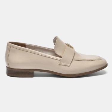 Imagem de Sapato Estiloso Casual Feminino Via Marte 075016-01, Bege, 35