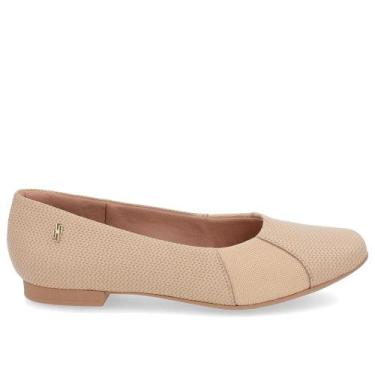 Imagem de Sapatilha Usaflex Bico Quadrado Couro Joanetes AG4002, 35, Blush
