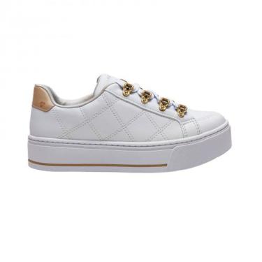 Imagem de Tênis Confortável Casual Feminino Ramarim 2497111, Branco, 38