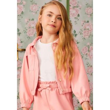 Imagem de Jaqueta Boxy Lisa Menina Infanti, Rosa, 4