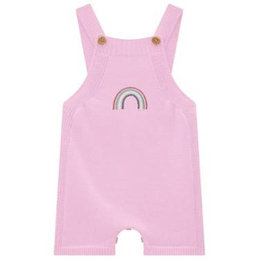 Imagem de Macacão Bebê Tricot Rosa Infanti, G, Rosa